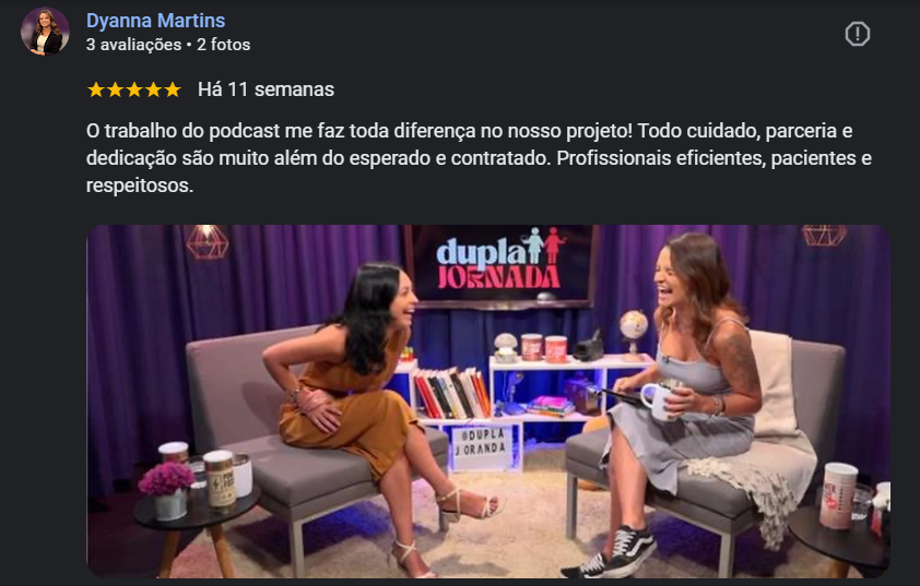 Produção de Videocast Corporativo - Exemplo de qualidade audiovisual
